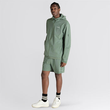 Malbon Golf Performance Full Zip Shell Jacket Forest | TRENDYGOLF.COM