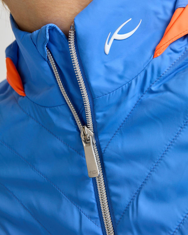 Retention Hooded Hybrid Jacket Yonder/Papaya Glow