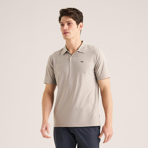 Mesh Polo Beige