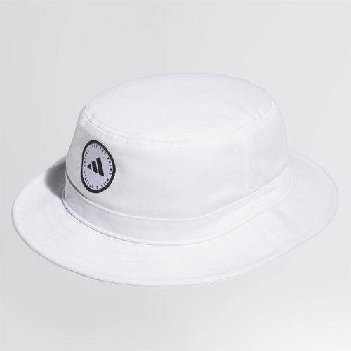 Solid Cotton Bucket Hat White