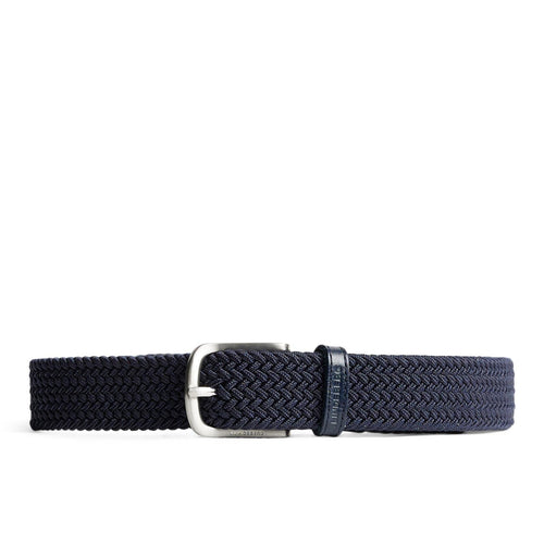 Bernhard Braided Elastic Belt JL Navy - SS25