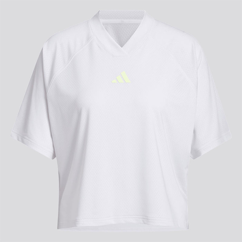 Beyond The Course Climacool Loose V-Neck Top White