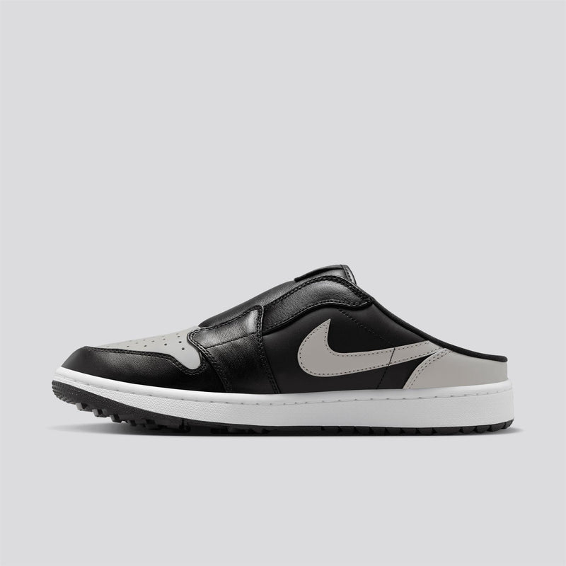 Air Jordan 1 Mule Golf Shoes Black/Medium Grey