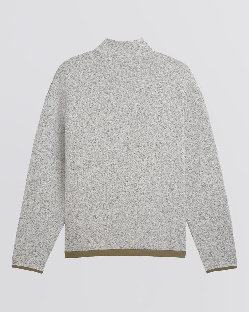 x GGNC Quarter Zip Warm White Heather