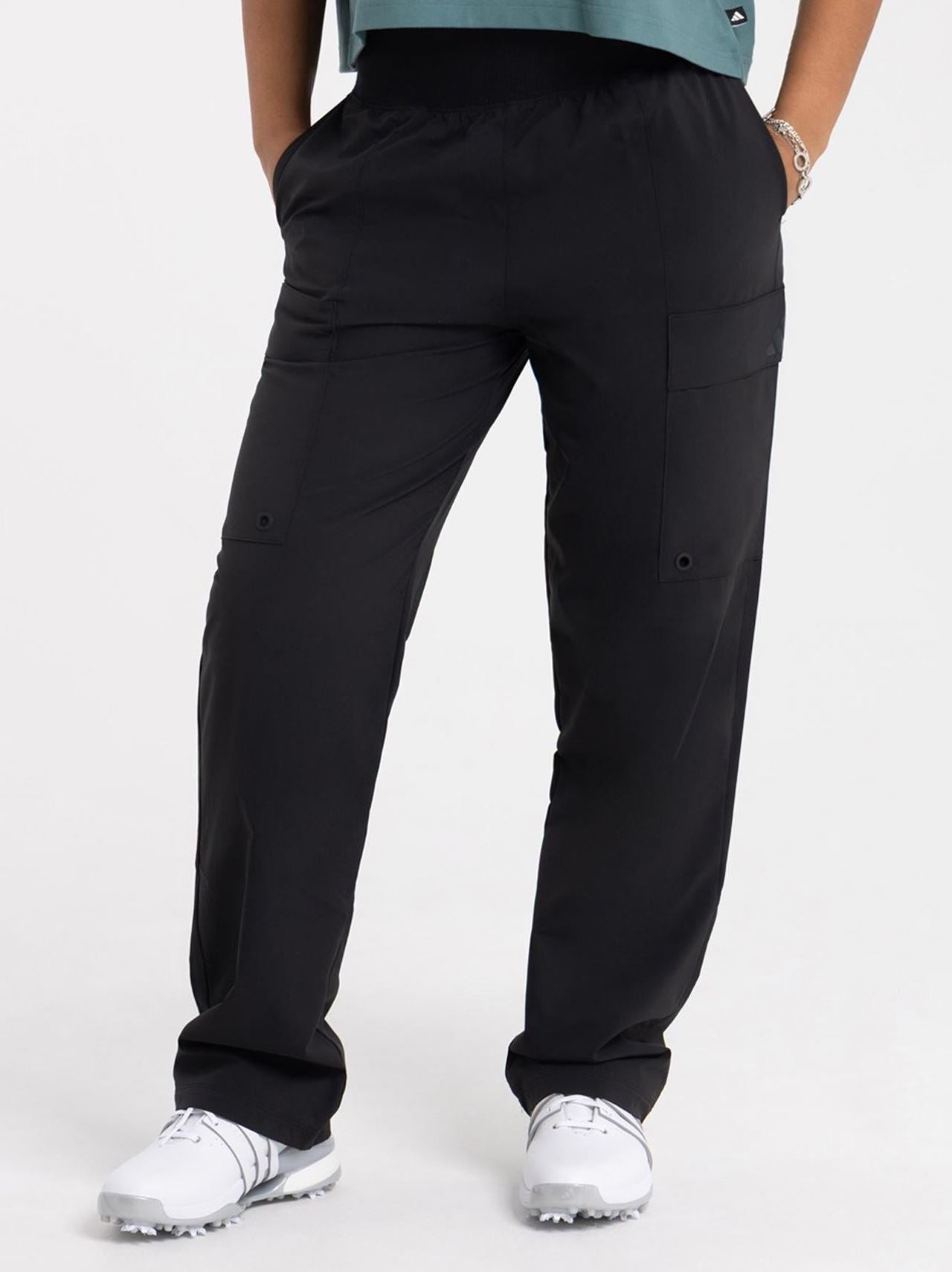 Beyond The Course Twistweave Lined Cargo Trousers Black