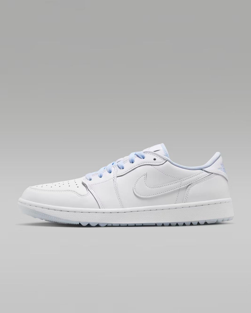 Air Jordan 1 Low G White/White/Hydrogen Blue