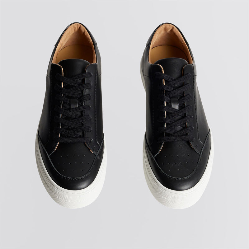 Art Signature Leather Sneakers Black