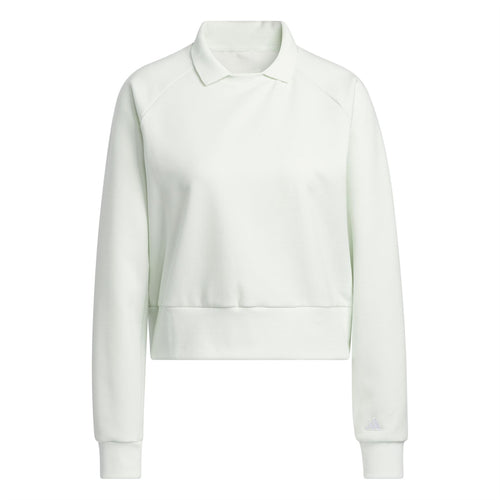 Womens Go-To Crew Neck Loose Fit Sweatshirt Crystal Jade - SS24