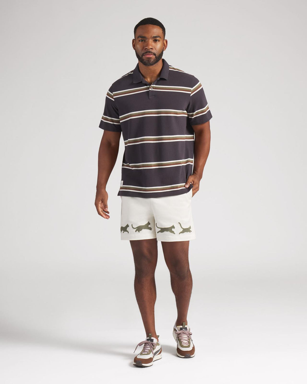 x GGNC Polo Shirt Flat Dark Gray