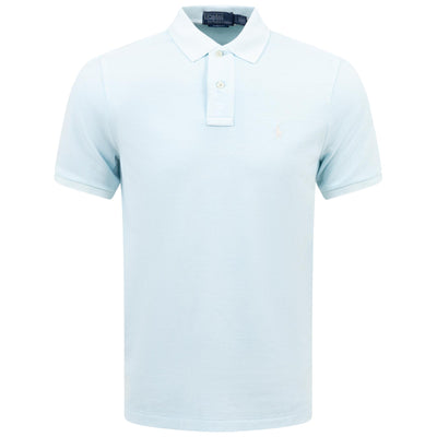 Polo Golf Classic Fit Cotton Knit Polo Sky Blue - SS24