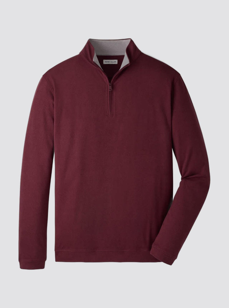 Ardent Air Performance Quarter Zip Bordeaux