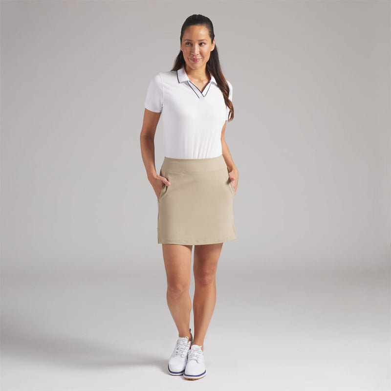 Cloudspun Lana 16-Inch Skirt Ice Coffee