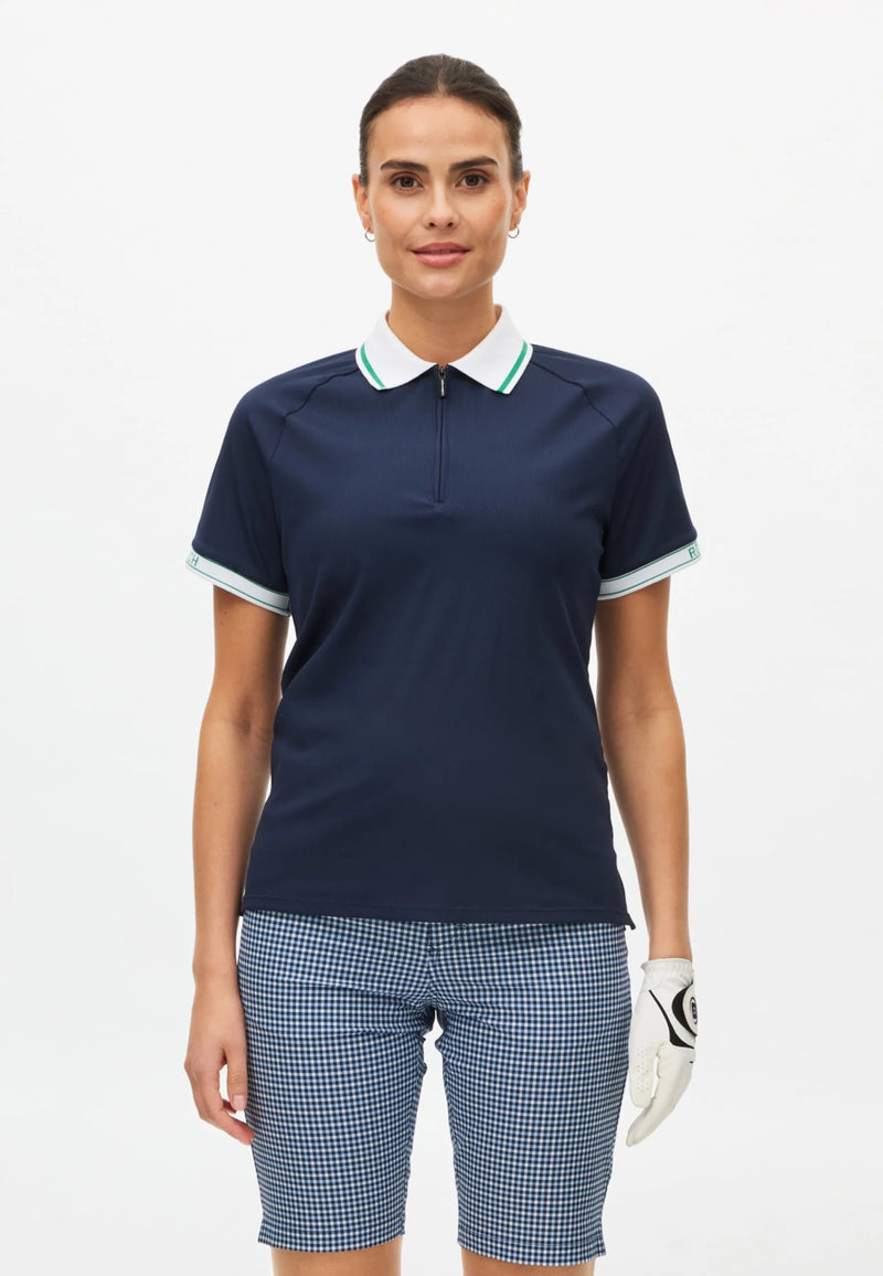 Rib Polo Shirt Hydro