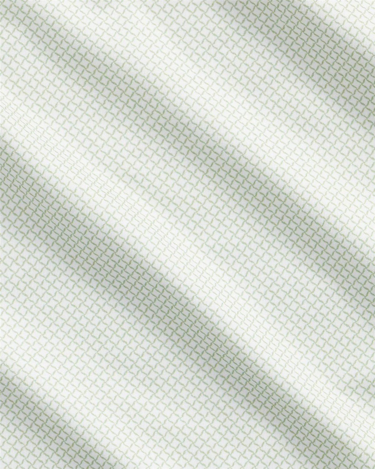 Knit Polo Light Green Fifeshire Geo