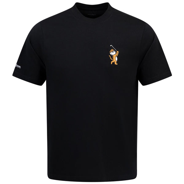 Malbon Golf Tiger Buckets T-Shirt Black | TRENDYGOLF UK