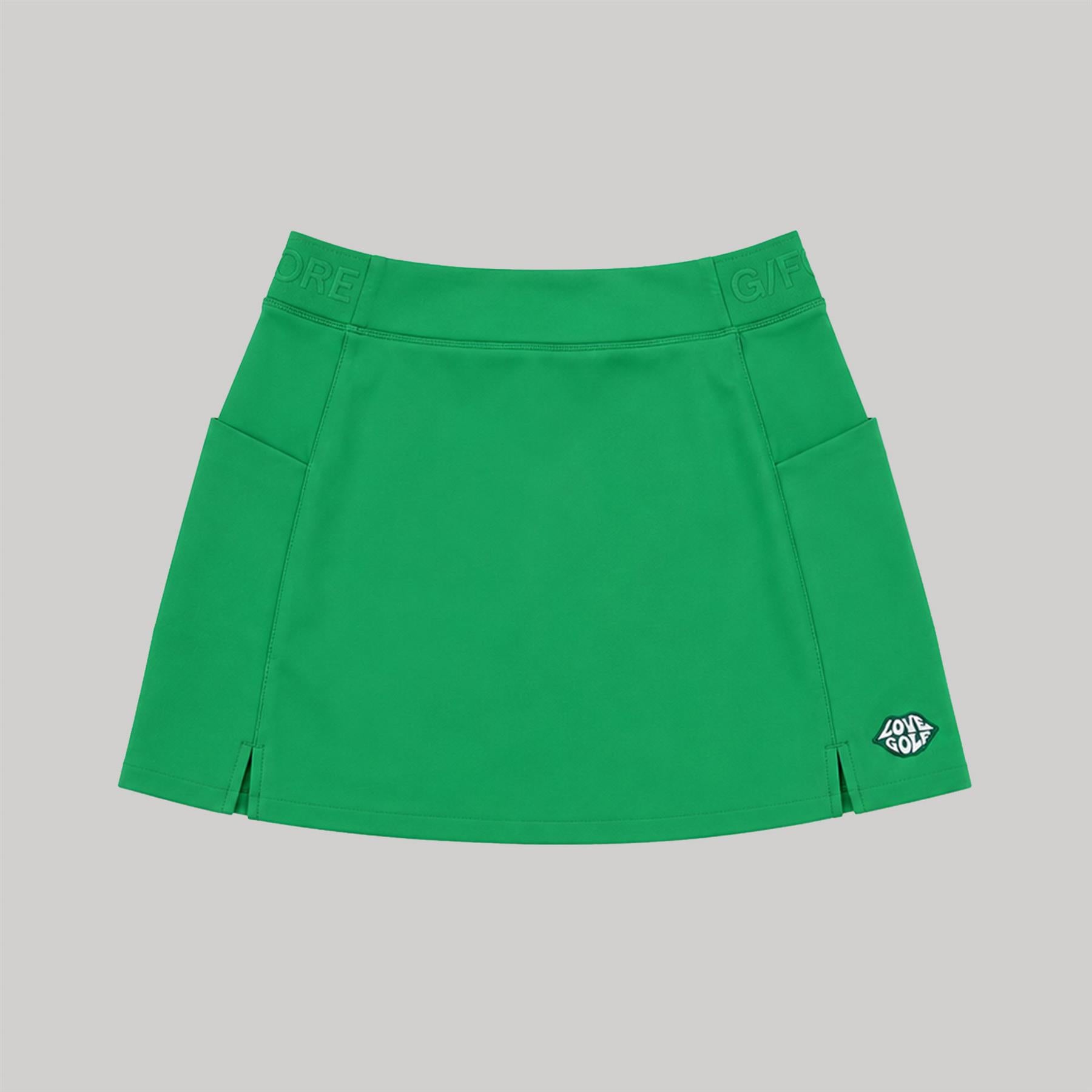 G/FORE x TRENDYGOLF Love Golf Knockout A-Line Skort Clover