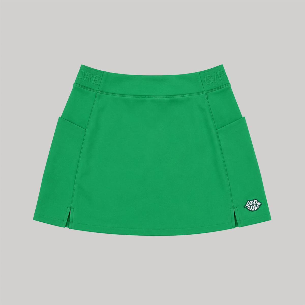 G/FORE x TRENDYGOLF Love Golf Knockout A-Line Skort Clover