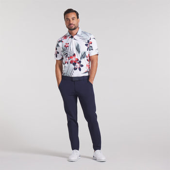 MATTR Luau Polo White Glow/Red Fire