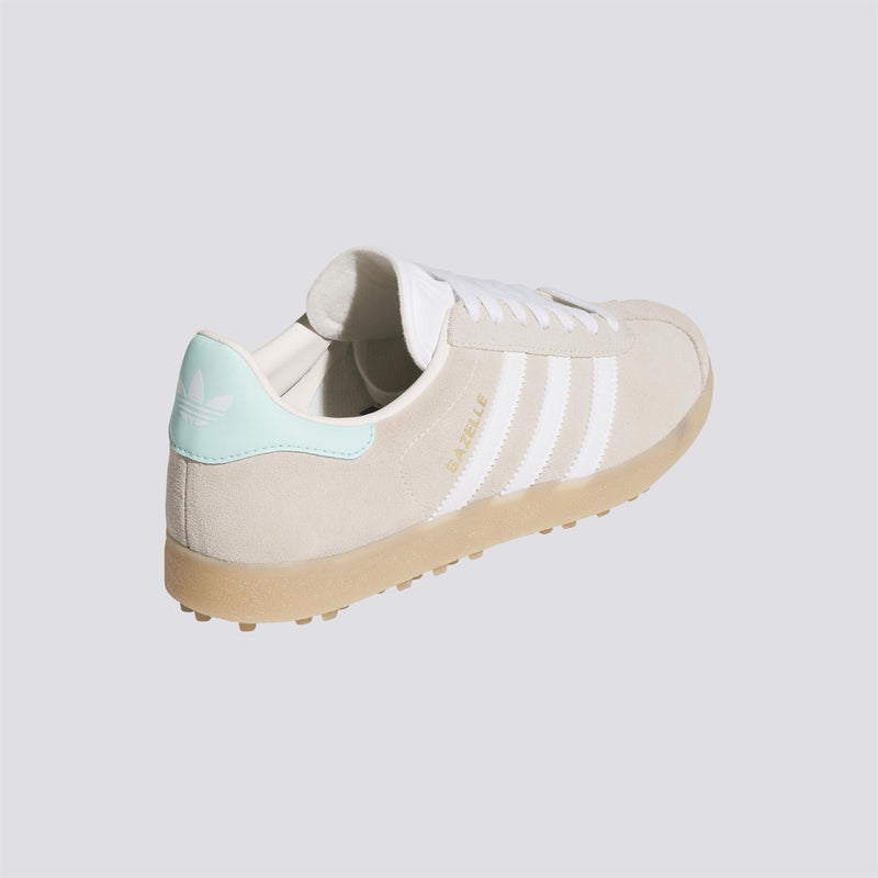 Gazelle Spikeless Golf Shoes Chalk White/Footwear White/Clear Mint