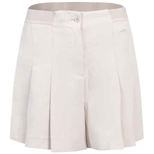 x Glenmuir Womens Arella Pleated Shorts Moonbeam - PS25