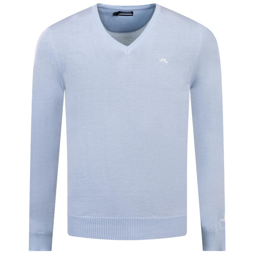 Lymann Knitted Merino Wool Sweater Skyway - AW23