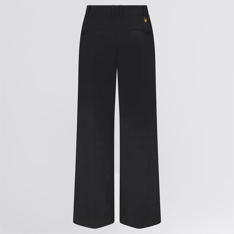 Toni Wide Leg Soft Trousers Black