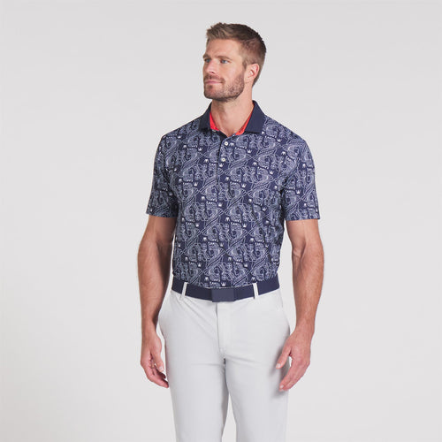 Pique Royal Blue Deep Navy/White Glow