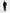 Core Rundhals-Sweatshirt mit normaler Passform, Schwarz – SS24