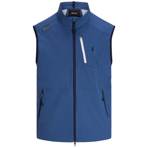 RLX Full Zip Woven Gilet Old Royal - SS25