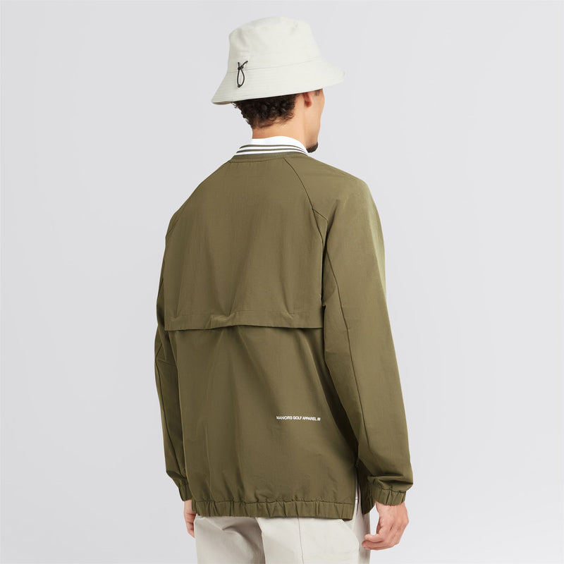 V-Neck Pullover Windbreaker