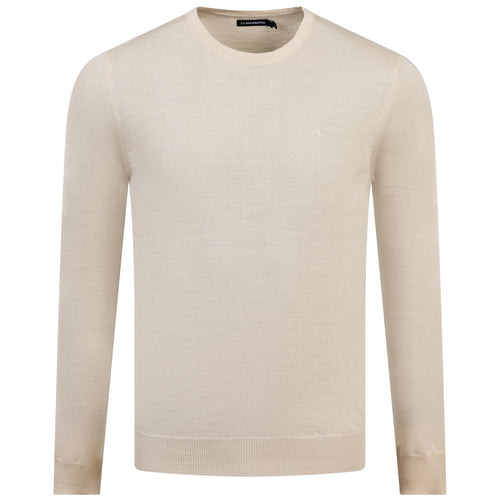 Lyle Merino Crewneck Sweater Oyster Grey - AW23