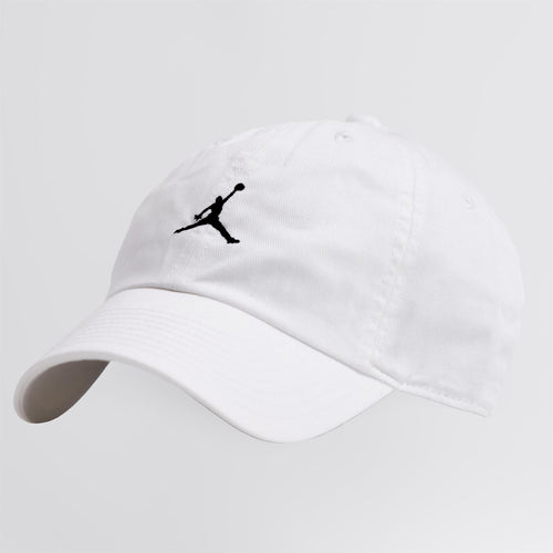 Jordan Club Unstructured Curved-Bill Hat White/Black