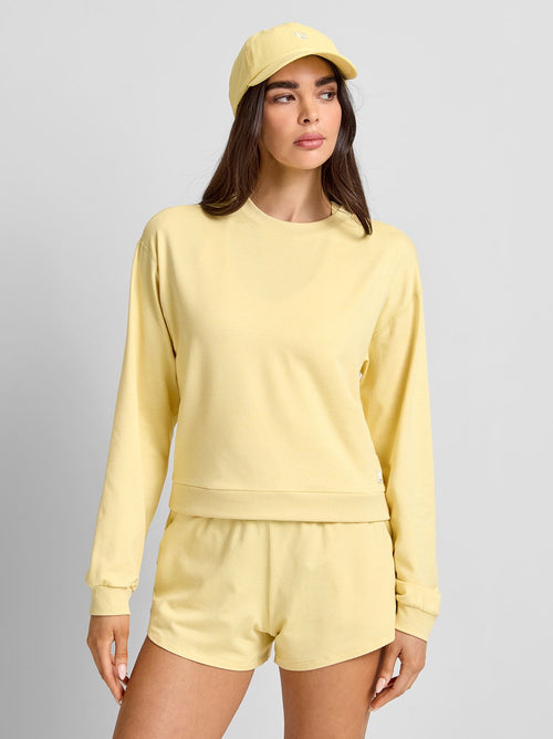 Halo Modern Crew Lemon Snap Heather