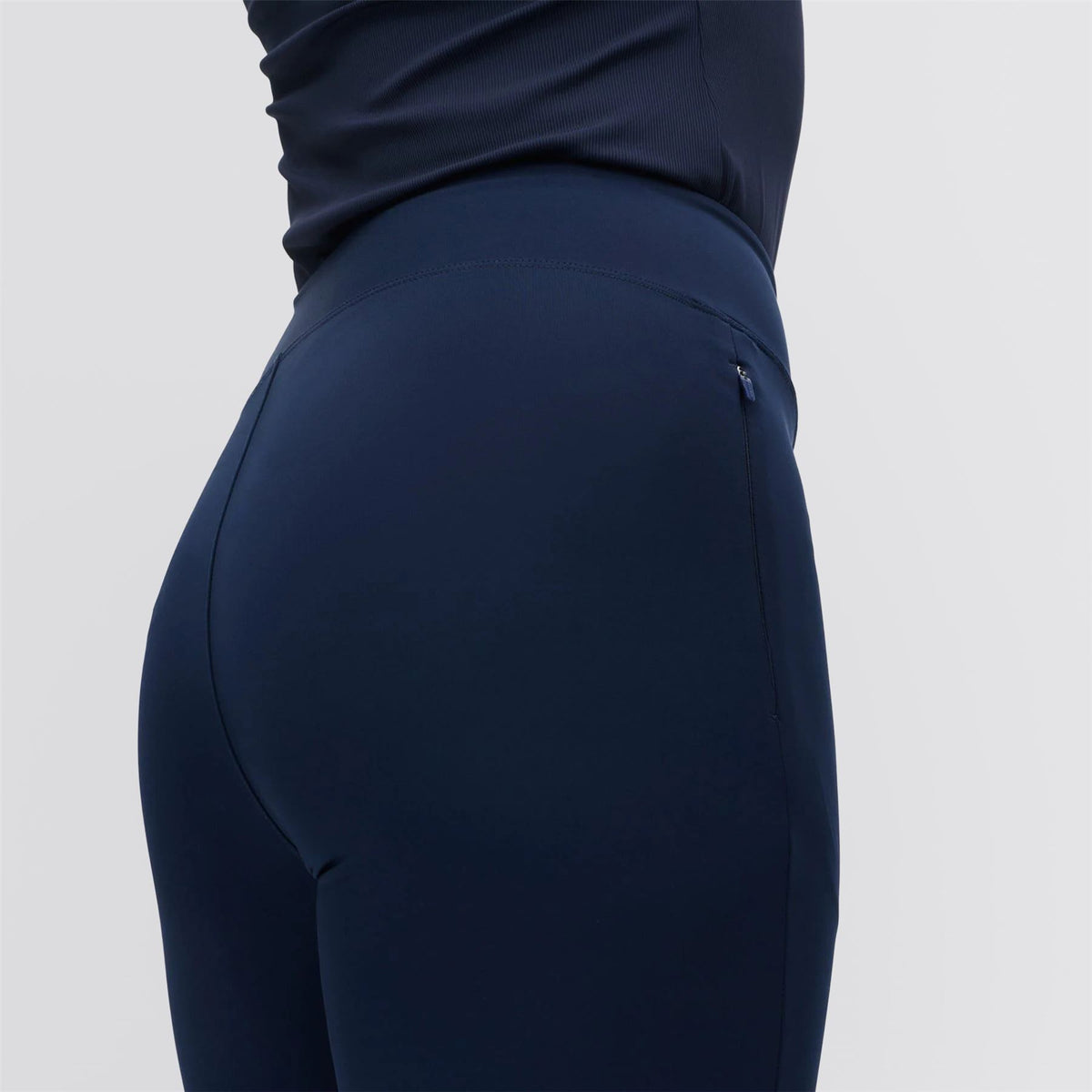 Pull On Flattering Golf Trousers Navy