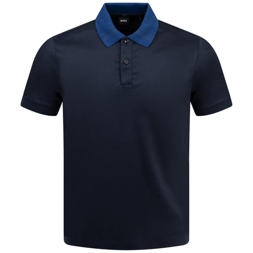 Phillipson 117 Cotton Polo Dark Blue - W24