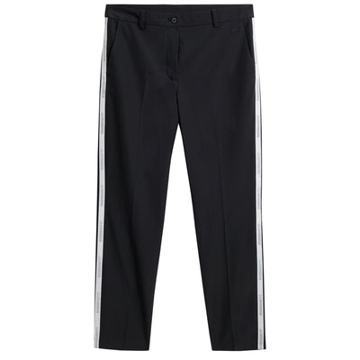 Womens Meghan Micro Stretch Side Stripe Trousers Black - SS24