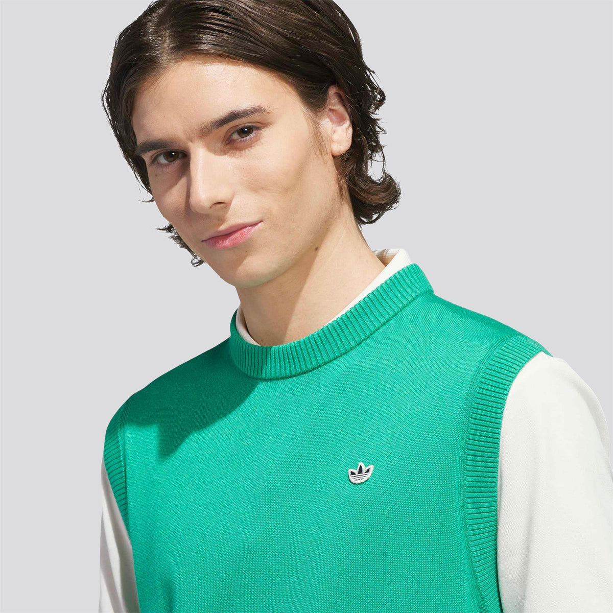 Originals Cashmere Vest Court Green