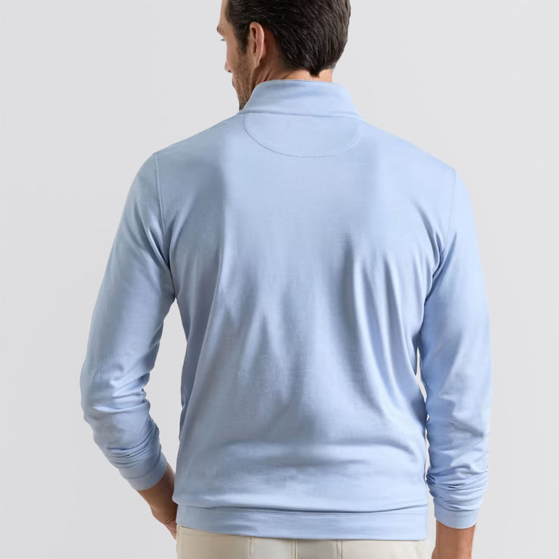 Albatross Cotton-Blend Pique Quarter-Zip Mid Layer
