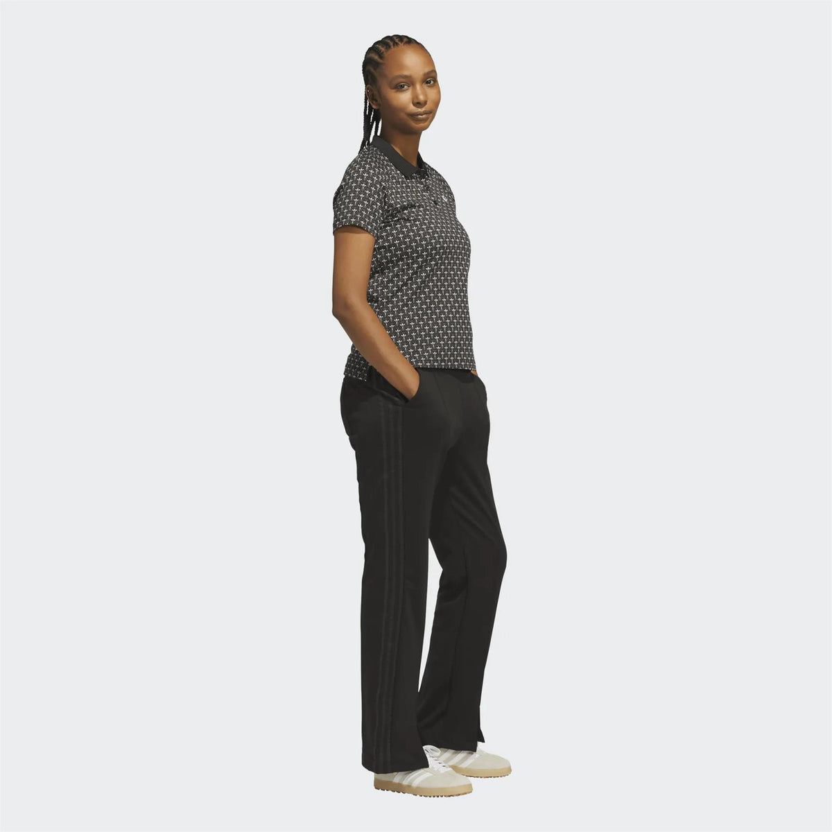 Pintuck Trousers Black