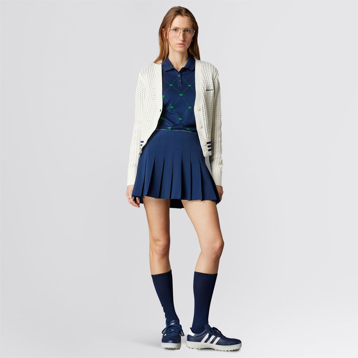 Pleated Skort Night Indigo