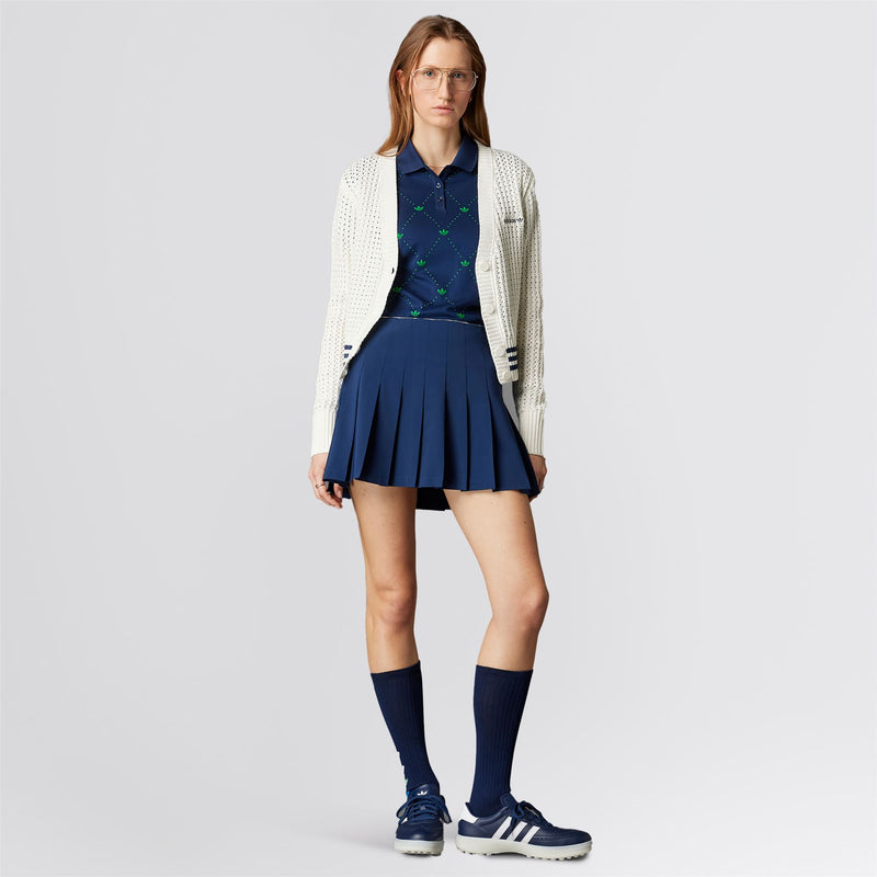 Pleated Skort Night Indigo