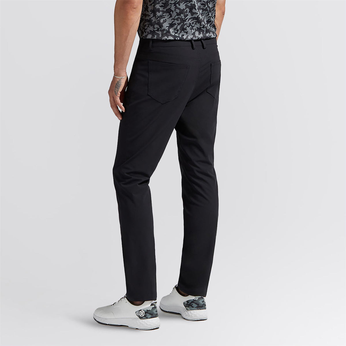 Tour 5 Pocket Straight Leg Trousers Onyx
