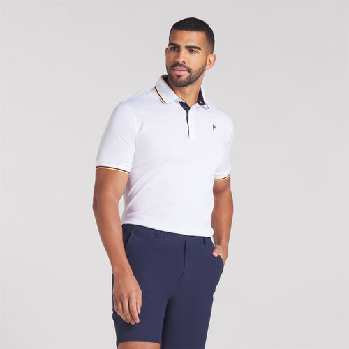 x PTC Tipped Polo Whiite Glow