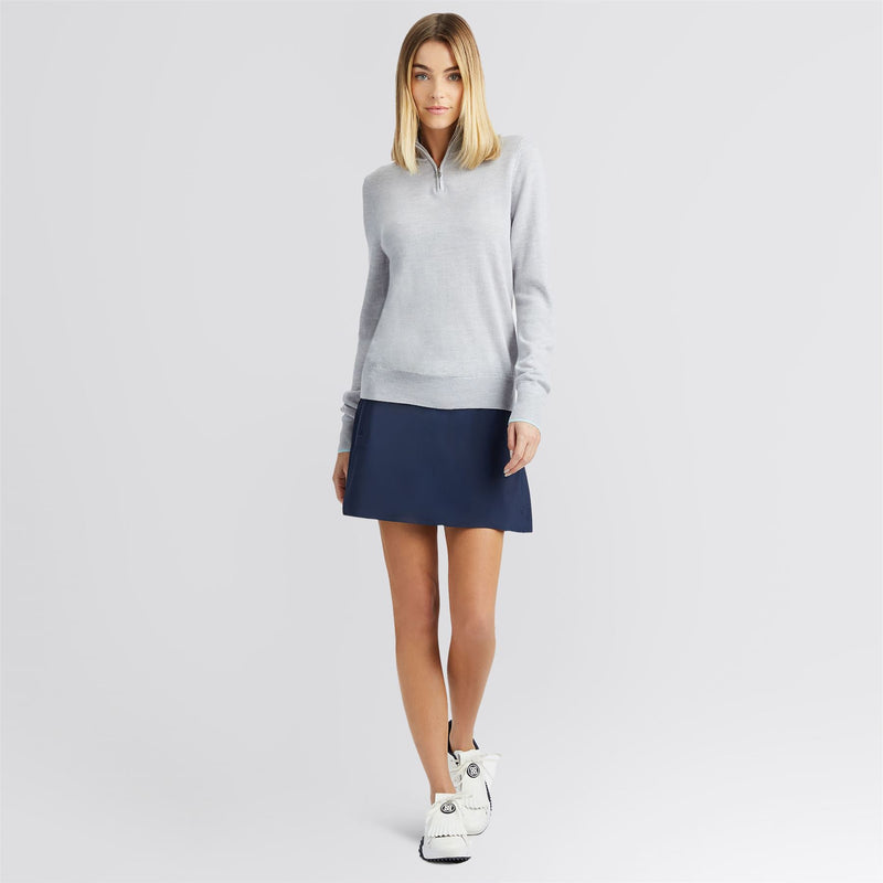 Silky Tech Nylon A-Line Skort Twilight