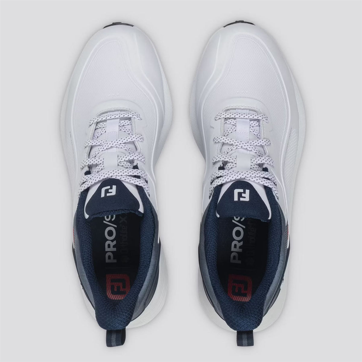 Pro Spikeless Golf Shoes White/Blue/Red