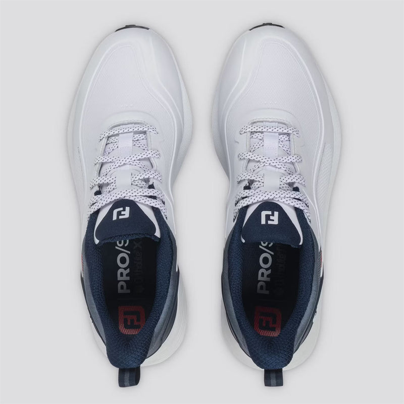 Pro Spikeless Golf Shoes White/Blue/Red