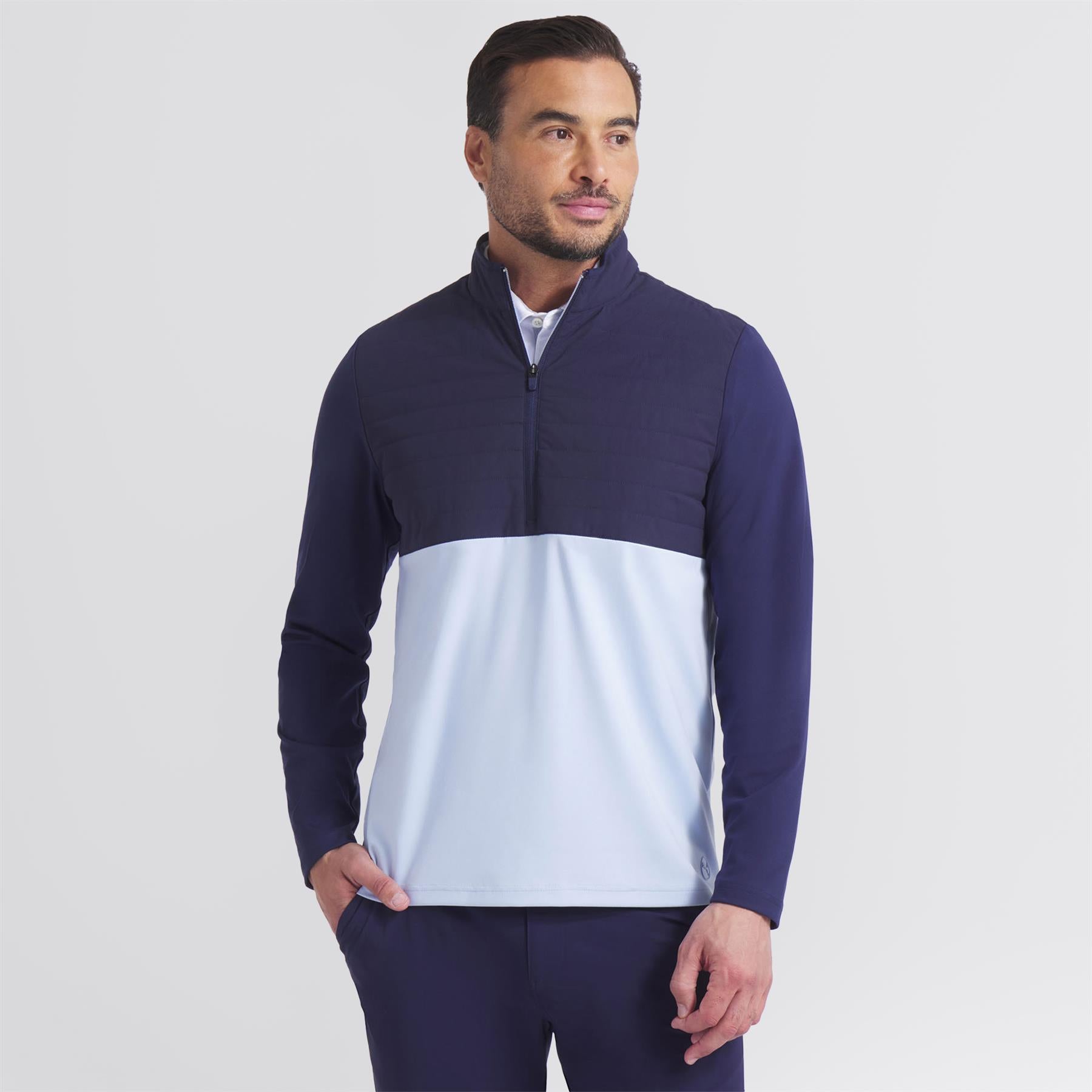 Cloudspun Tech Hybrid Half Zip Deep Navy