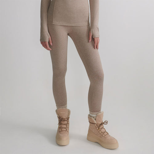 Always Warm Base Layer Leggings Taupe Marl