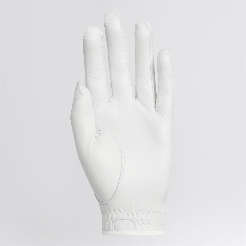 Pro Leather Left Hand Golf Glove White