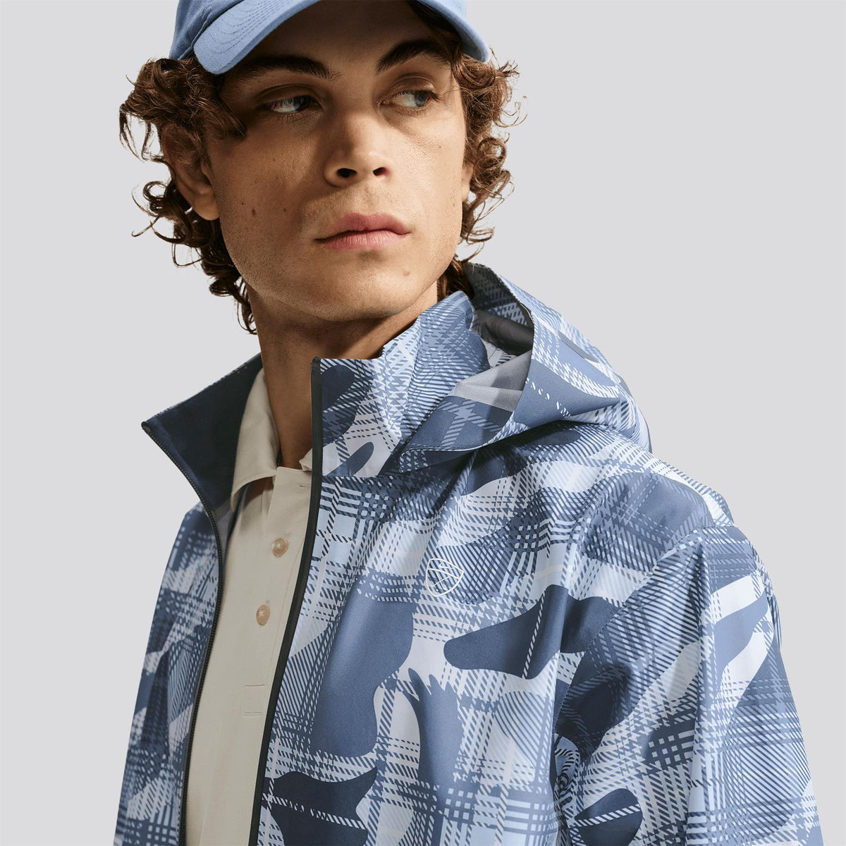 Nike Storm-FIT ADV Tartan Camo Waterproof Jacket - tartan camo print detail